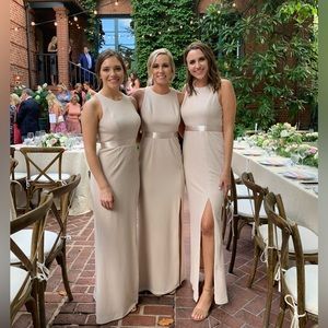 DISCONTINUED Idris Dress color- champagne from BHLDN